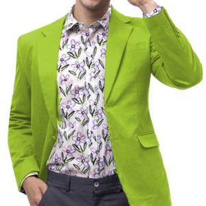 EJ Samuel CHJ01-LIME Chino Mens Blazer