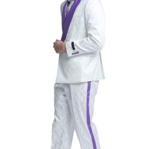Tazzio M341SK-PUR Mens Suit