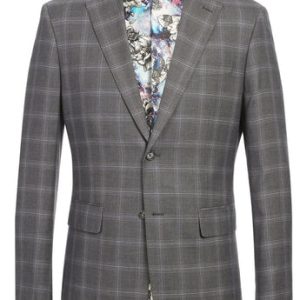 Renoir Men's Suit 12-55-095EL-GRY ( Check Suit )