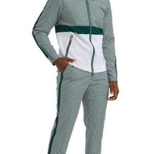 Tazzio M343SK-GRN Mens Sport Suit