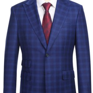 English Laundry Mens Suit 12-68-412EL-RB ( Check Suit )