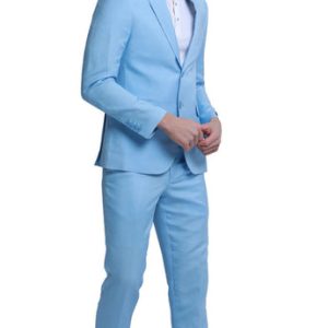 Tazzio  Mens Suit M333SK-BABY BLUE