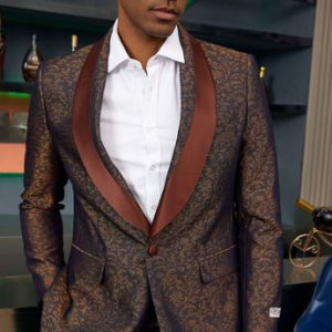 Stacy Adams SMJ812H1-BRN Mens Jacket