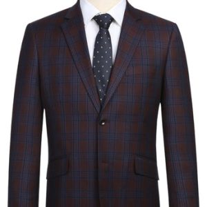 Renoir 294-24-BURG Mens Blazer