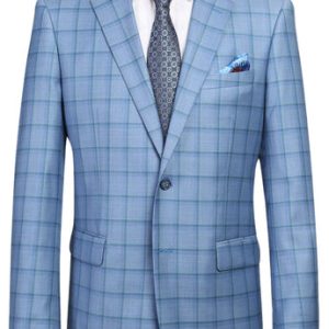 Renoir 565-1-BLUE Mens Blazer