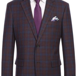Renoir 567-9-PURPLE Mens Blazer