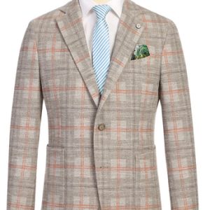 Men's Blazer PS25-1-BEIGE